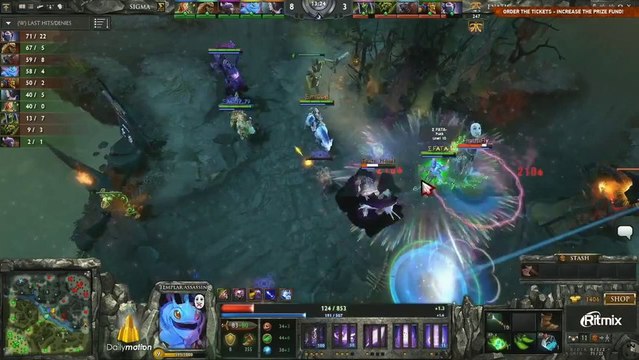 Fnatic EU vs Quantic Gaming Game 1 DOTA 2 Champions League (TobiWan)