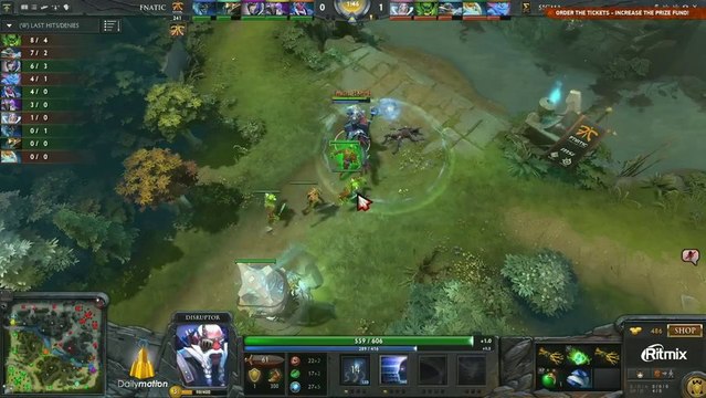 Fnatic EU vs Quantic Gaming Game 2 DOTA 2 Champions League (TobiWan)