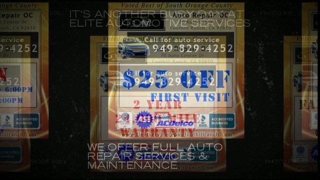 (949) 829-4262 Auto Maintenance Foothill Ranch - OC