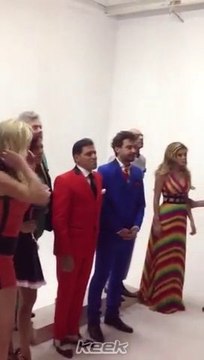 Pedro en plena puesta de Mansión Imposible - Keek de VirchuGallardo