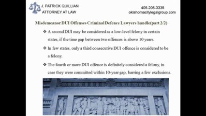 Hiring a Criminal Defence Lawyer for DUI Offenses