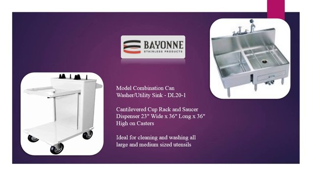 Latest stainless steel appliances and equipment by Bayonne Stainless.