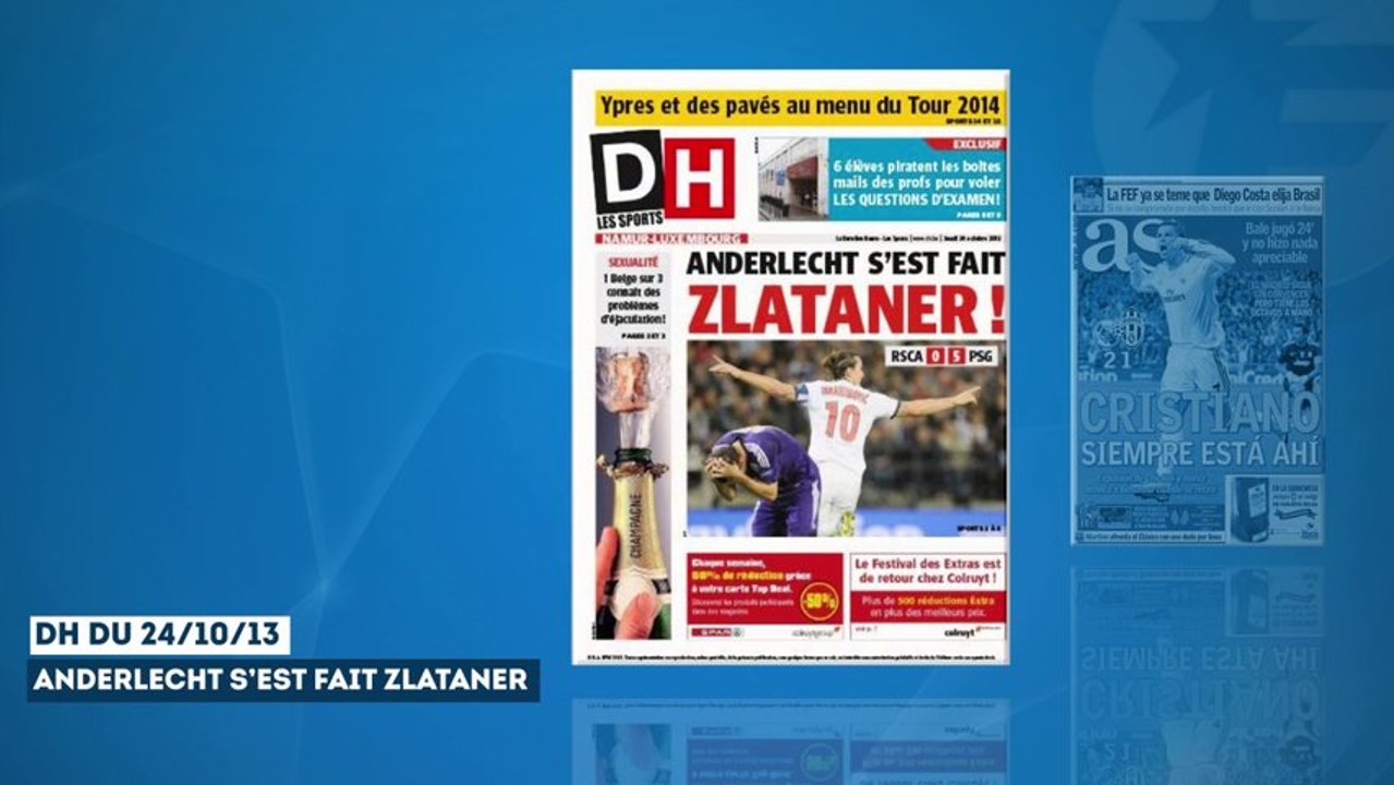 Ibracadabra zlatane Anderlecht, la presse italienne crie au scandale