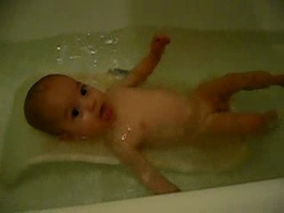 Luka dans son bain
