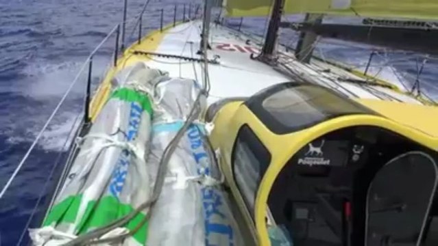 Vendée Globe. Bernard Stamm sous les alizés du sud