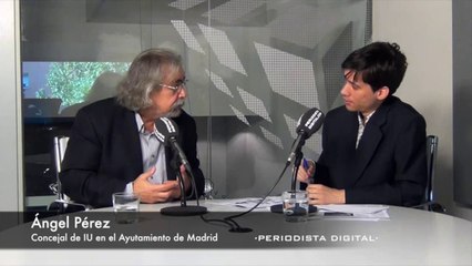 Ángel Pérez, concejal de IU en el Ayuntamiento de Madrid. 23-10-2013