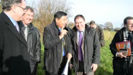 Visite d'un P-DG chinois à Carhaix