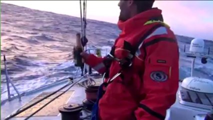 Vendée Globe. Champagne pour Team Plastique !