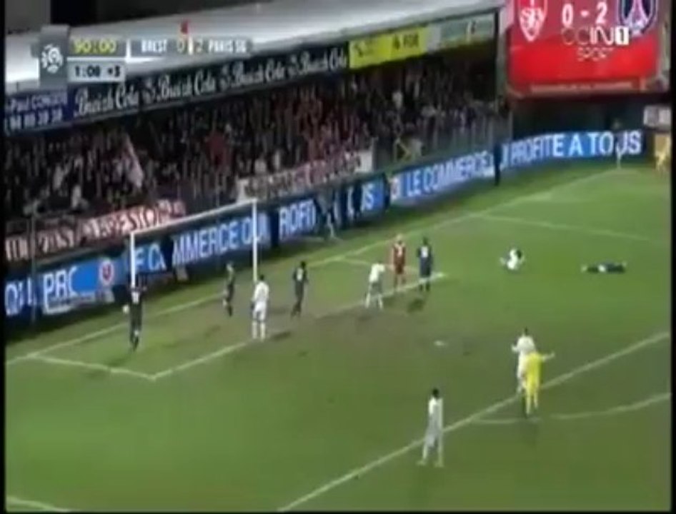 Ligue 1 :  Brest 0-3 Paris