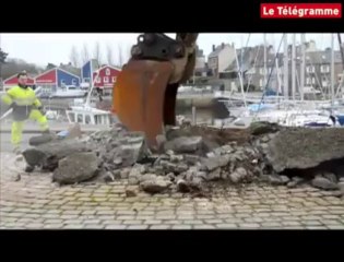 Travaux de réaménagement à Paimpol