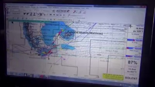 Vendée-Globe. Jean Le Cam Bienvenue en Atlantique