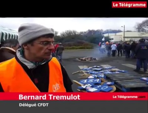 Lannion. 450 manifestants contre les suppressions d'emplois à Alcatel.