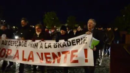 Concarneau : manifestation contre la vente de l'ancienne mairie