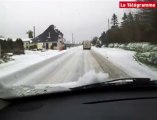 Axe Carhaix-Paimpol. Routes enneigées