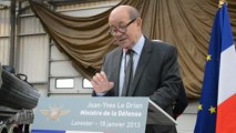 Jean-Yves Le Drian rend visite aux Fuscos de Lorient