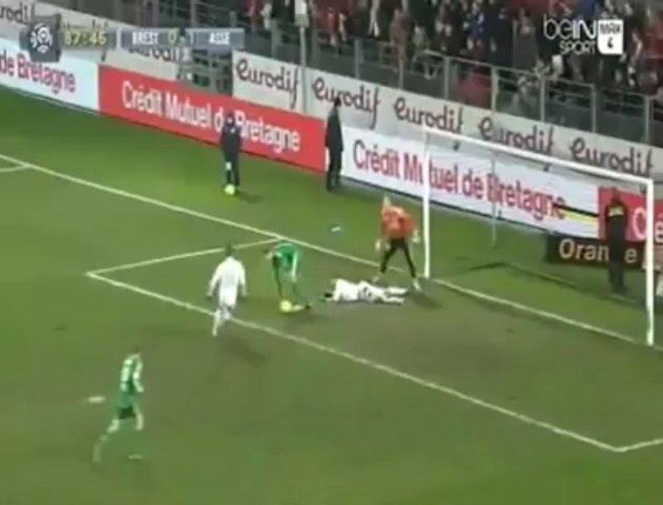 Ligue 1 : Brest 0-1 Saint-Etienne