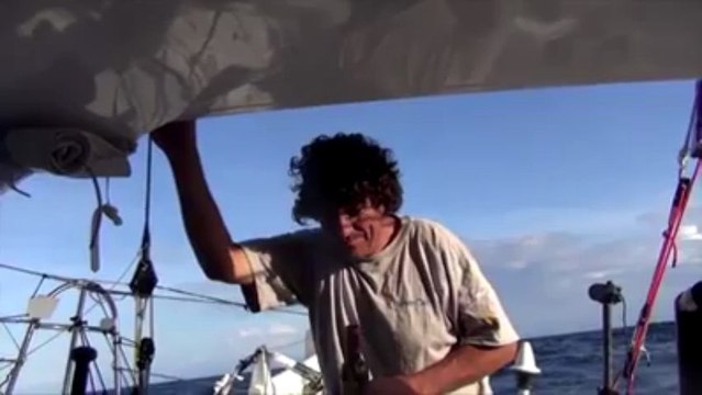 Vendée-Globe. Passage de l'Equateur avec Jean Le Cam