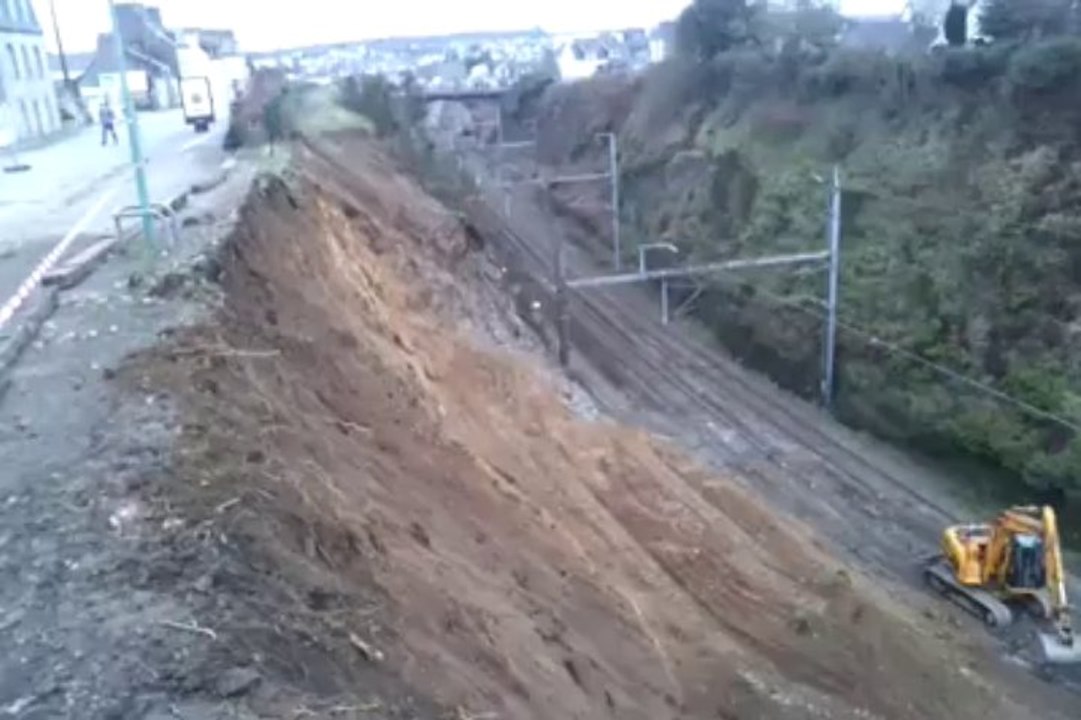 Morlaix. Eboulements : la falaise recule