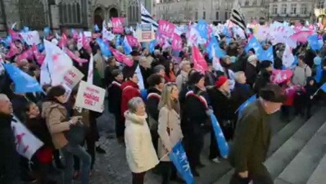 Manif anti mariage gay à Quimper