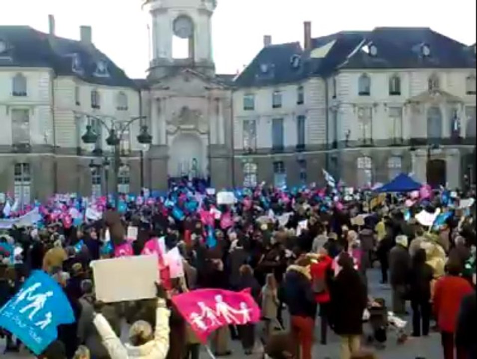 Rennes. Manif anti-mariage gay