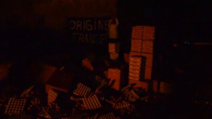 21.000 oeufs cassés devant chez Stéphane Le Foll