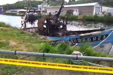 Un chalutier de Plérin détruit par un incendie