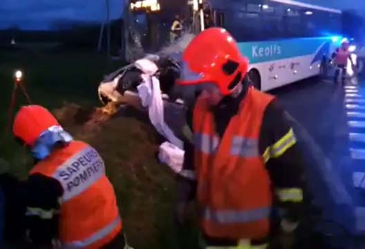 Lannion. Deux blessés graves dans une collision entre un car et une voiture (2)