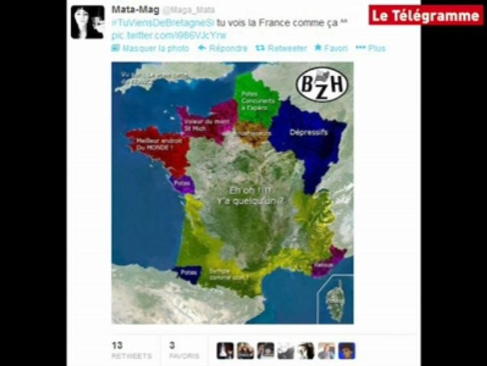 Internet. La Bretagne enflamme Twitter