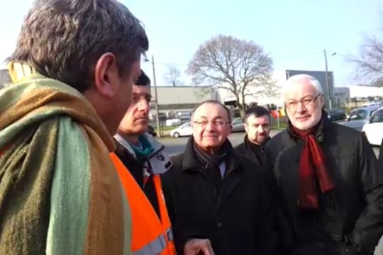Manifestation d'Alcatel-Lucent à Lannion