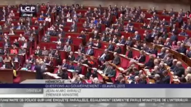 Affaire Cahuzac. Intervention de Jean-Marc Ayrault devant l'Assemblée Nationale