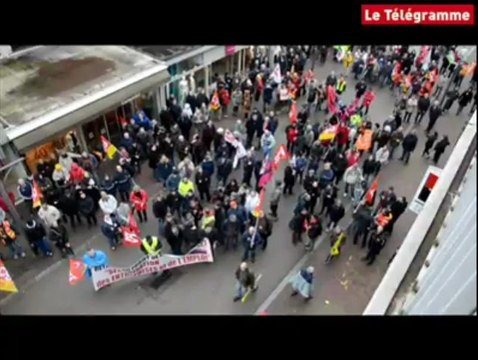 Lorient. 400 manifestants contre la loi sur la sécurisation de l'emploi