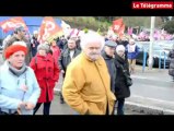 Quimper.  200 manifestants pour le retrait de  l'accord national interprofessionnel