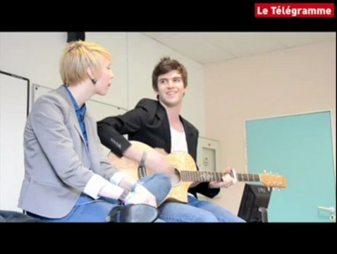 Quimper. Le couple vedette de la Star Ac' au lycée Sainte-Thérèse