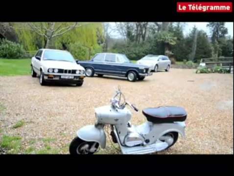 Plonéour-Lanvern (29). Les passionnés de mécanique ancienne Bol, lunettes et Blouson de cuir