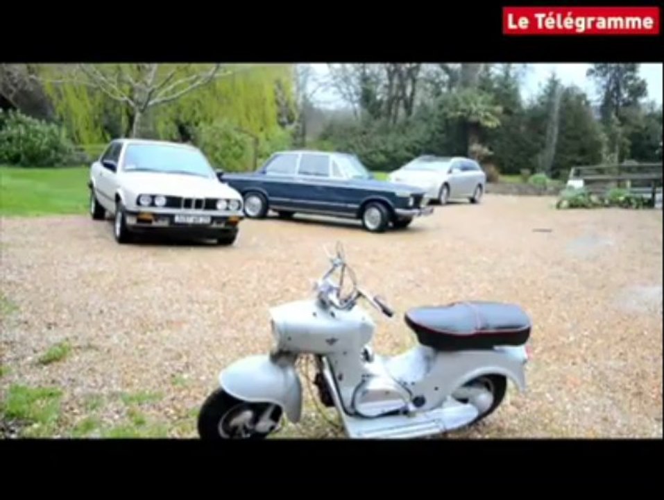 Plonéour-Lanvern (29). Les passionnés de mécanique ancienne "Bol, lunettes et Blouson de cuir"