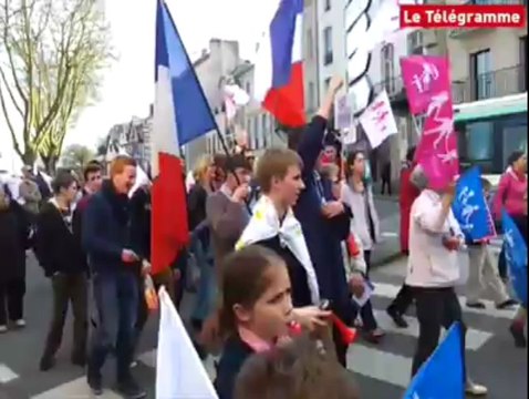 Vannes. rassemblement contre le mariage pour tous