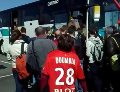 Coupe de la ligue, avec les supporters rennais