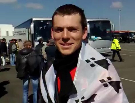 Coupe de la ligue, avec les supporters rennais