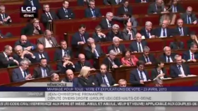 Intervention de Jean-Christophe Fromantin lors du vote à l'Assemblée Nationale