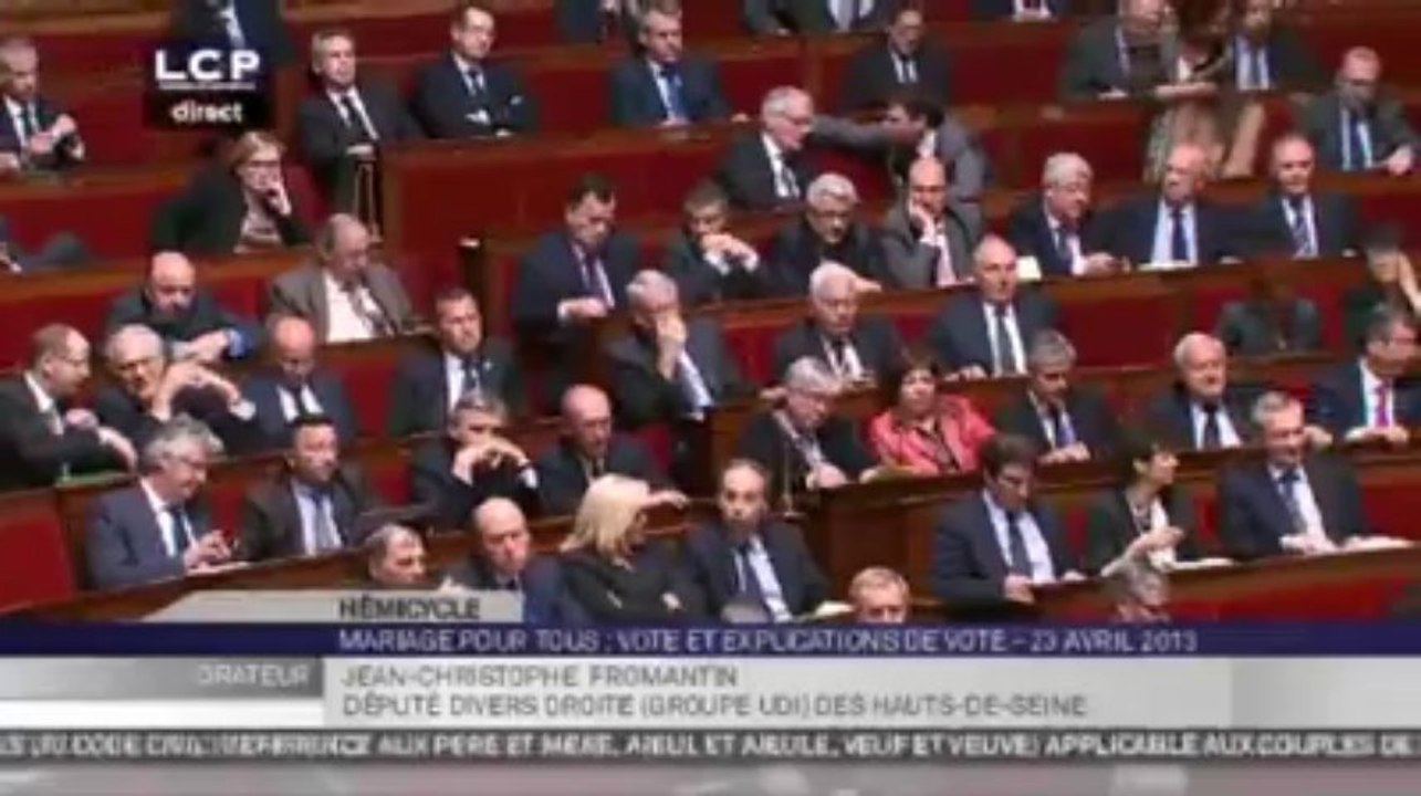 Intervention de Jean-Christophe Fromantin lors du vote à l'Assemblée Nationale