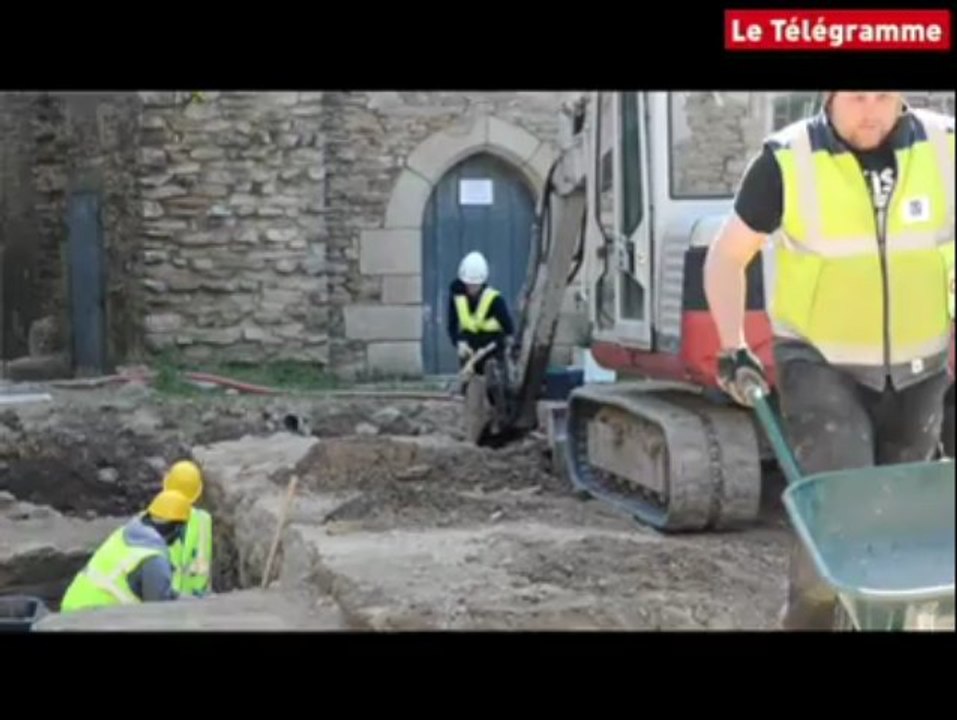 Sarzeau. Fouilles : un chantier de trois ans dans la cour du château de Suscinio