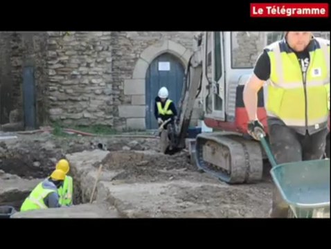 Sarzeau. Fouilles : un chantier de trois ans dans la cour du château de Suscinio