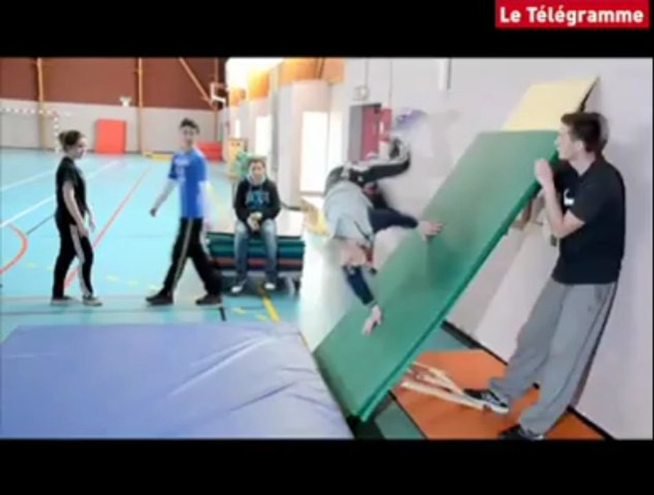 Saint-Brieuc. Les jeunes de la MJC du Plateau s’initient au parkour