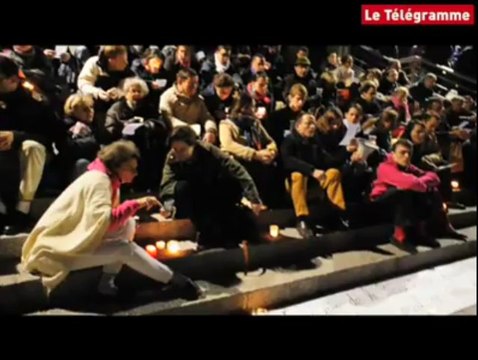 Brest. Mariage gay : les veilleurs manifestent. Des contre-manifestants aussi