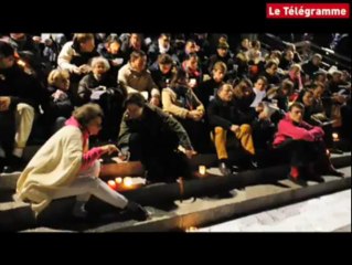 Brest. Mariage gay : les "veilleurs" manifestent. Des contre-manifestants aussi