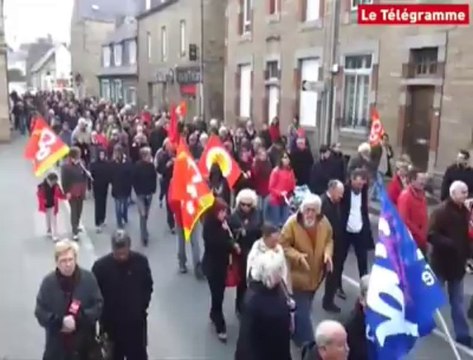 Guingamp. Environ 200 manifestants pour le 1er Mai