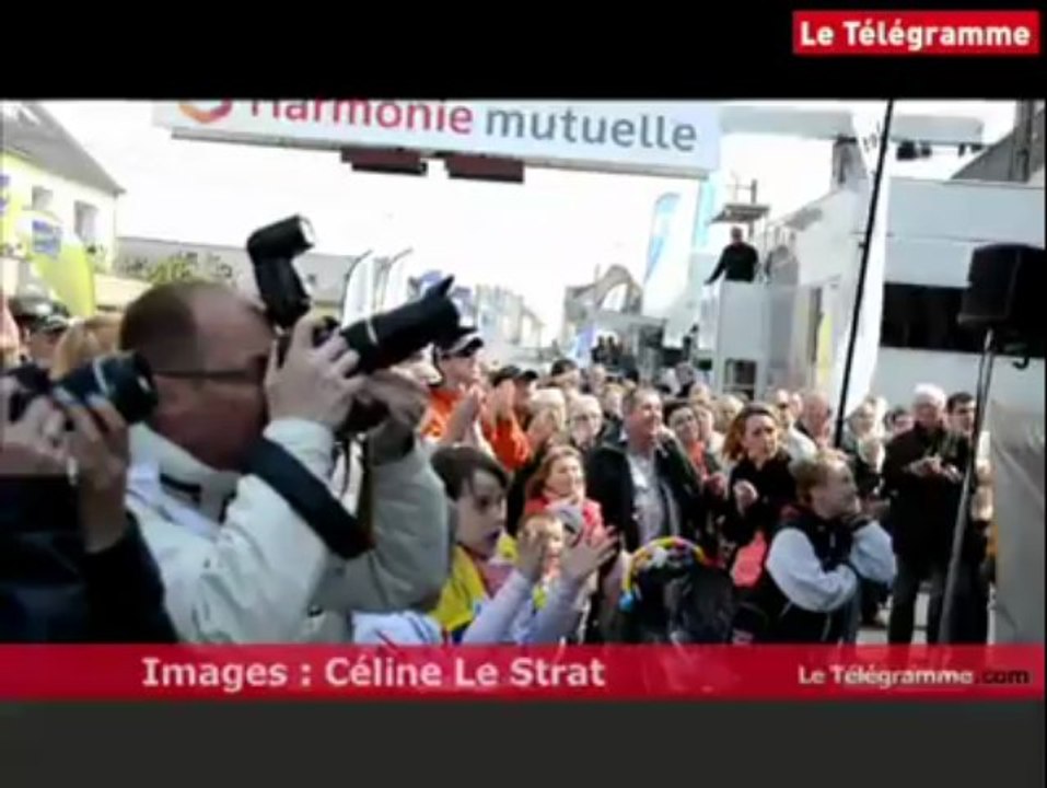 Quimperlé. Arrivée du Tour de Bretagne cycliste