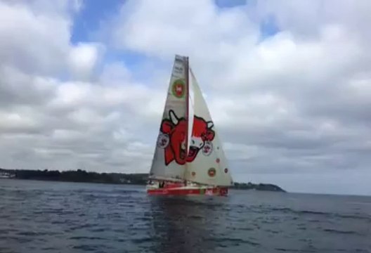 Grand prix Guyader. Spectacle en mer à Douarnenez