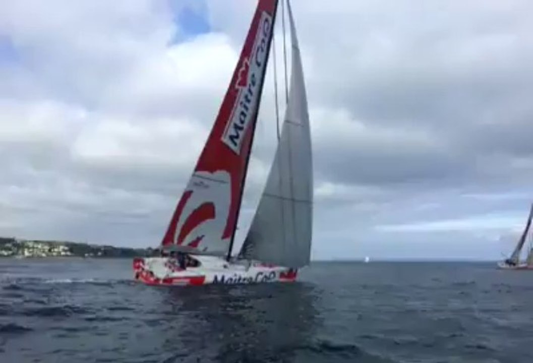 Grand prix Guyader. Spectacle en mer à Douarnenez