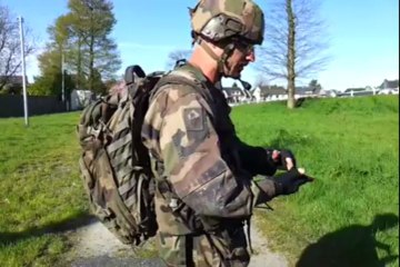 Loudéac. Exercice militaire